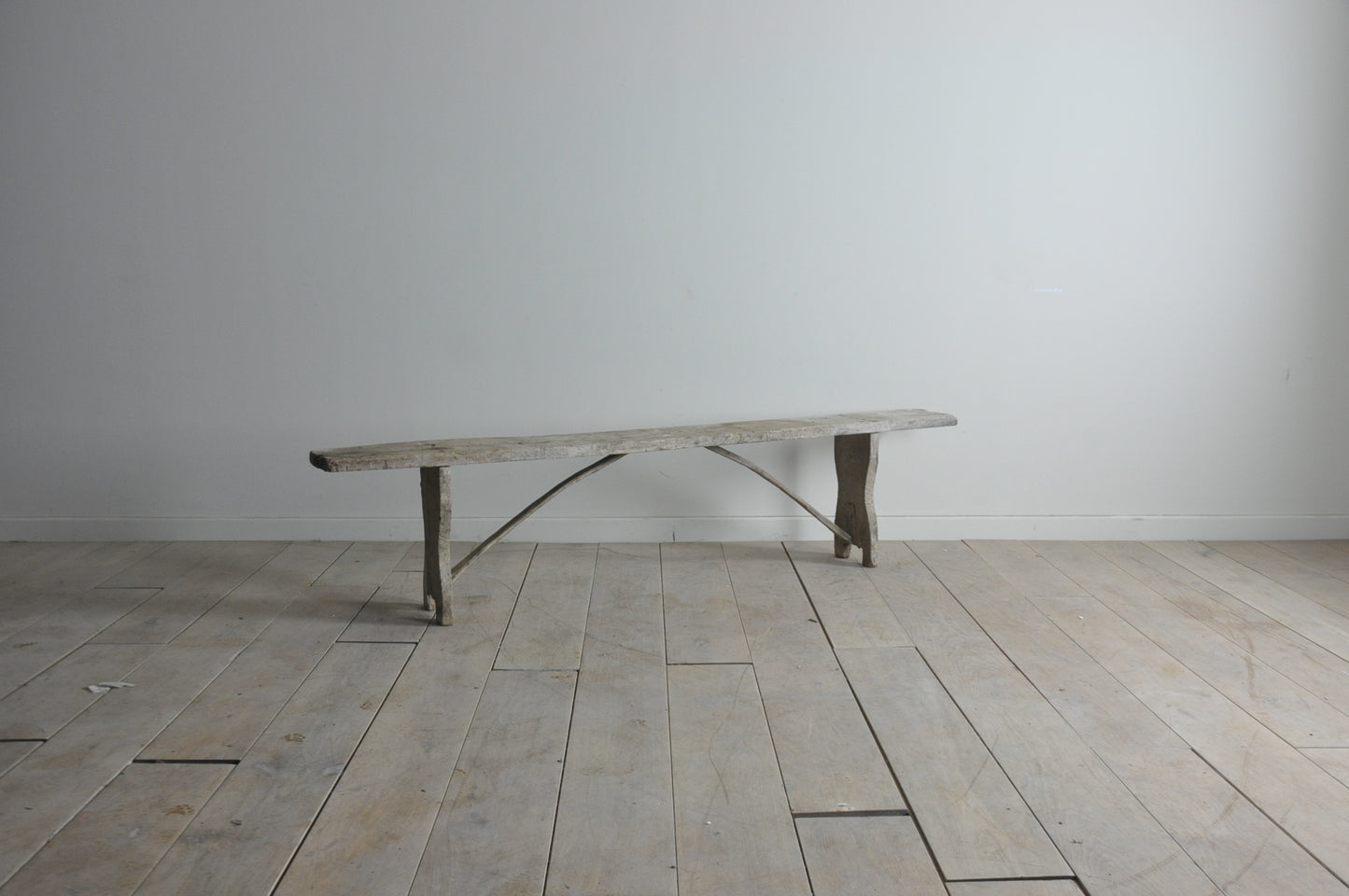 Old French poplar bench