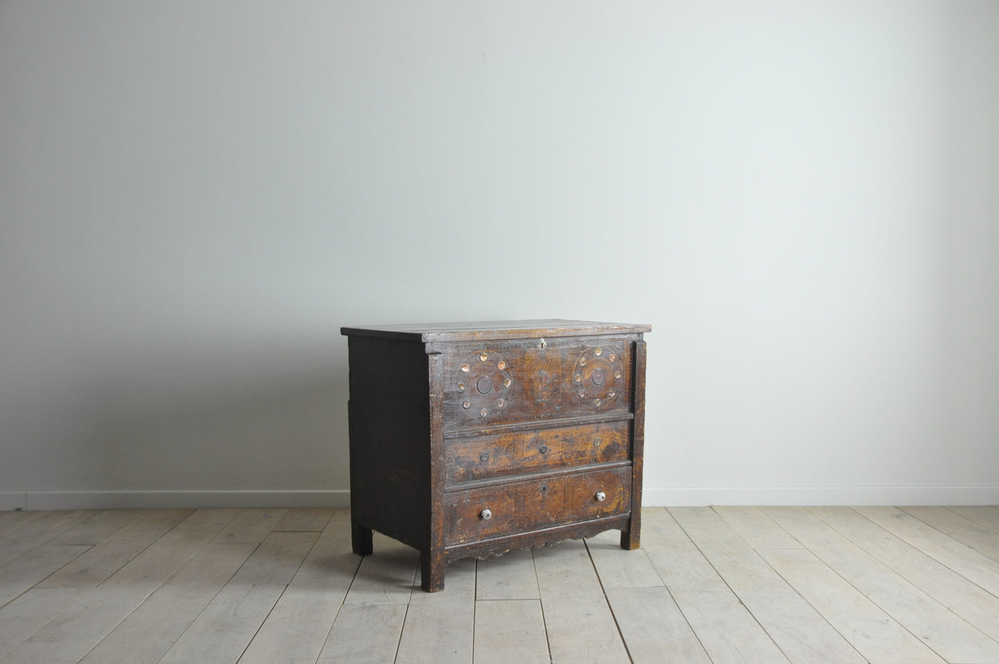 Eastern European pine storage chest