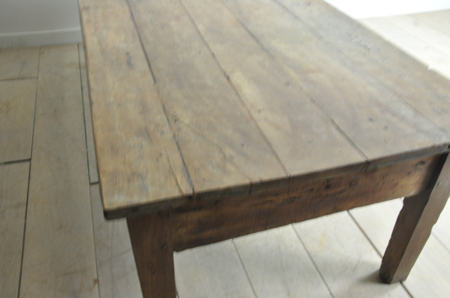 Old French coffee table with single drawer