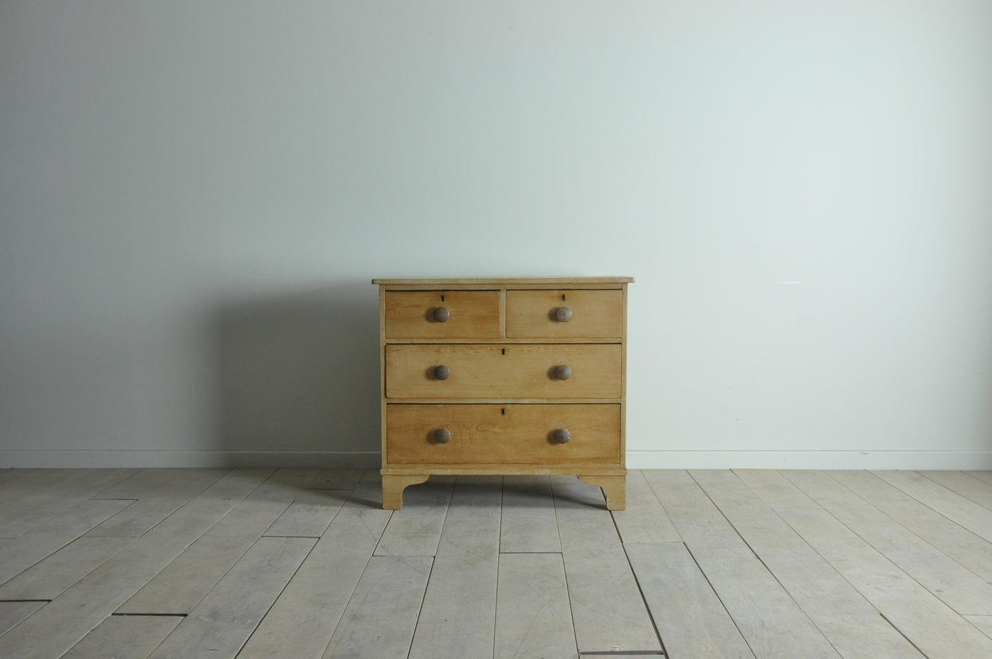 Old pine chest of drawers